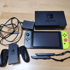 Nintendo Switch 本体 コントローラ付きネオンイエロー、グレー