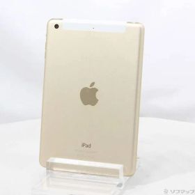 〔中古品〕 iPad mini 3 128GB ゴールド MGYU2J／A au【377】