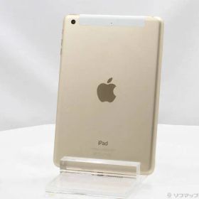 〔中古品〕 iPad mini 3 16GB ゴールド MGYR2J／A au【348】
