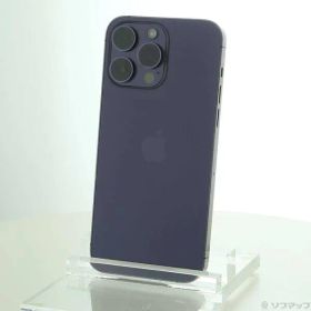 〔中古品〕 iPhone14 Pro Max 256GB ディープパープル MQ9E3J／A SIMフリー【377】