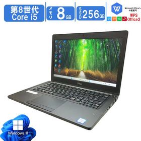中古 Dell Latitude 5290 第8世代 Core i5 8250U 1.60GHz 12.5型 HD メモリ8GB SSD256GB Office付 無線 カメラ bluetooth Windows11 ノートパソコン 送料無料