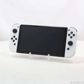 【中古】Nintendo(任天堂) Nintendo Switch 有機ELモデル Joy-Con(L)／(R) ホワイト 【352-ud】