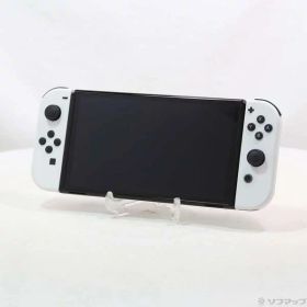 【中古】Nintendo(任天堂) Nintendo Switch 有機ELモデル Joy-Con(L)／(R) ホワイト 【196-ud】