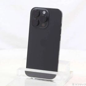 〔中古品〕 iPhone16 Pro 256GB ブラックチタニウム MYN03J／A SIMフリー【196】