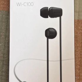 ワイヤレスステレオヘッドセット「WI-C100」ブラック