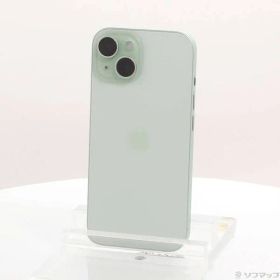 〔中古品〕 iPhone15 128GB グリーン MTMM3J／A SIMフリー【295】
