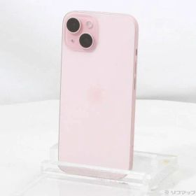 〔中古品〕 iPhone15 256GB ピンク MTMP3J／A SIMフリー【297】