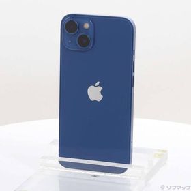 〔中古〕Apple(アップル) iPhone13 512GB ブルー MLNT3J／A SIMフリー〔371-ud〕