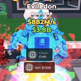【Steal a Brainrot】Eviledon 882m/s | ロブロックス(ROBLOX)のアカウントデータ、RMTの販売・買取一覧