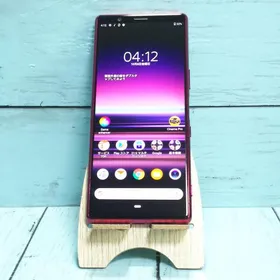 au Xperia5 SOV41 レッド 本体 白ロム SIMロック解除済み SIMフリー 388292