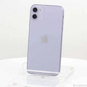 〔中古品〕 iPhone11 64GB パープル MWLX2J／A SIMフリー【348】