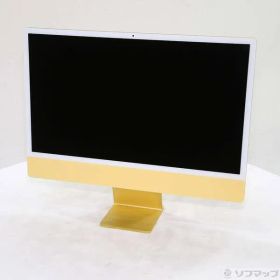 〔中古品〕 iMac 24-inch Mid-2021 Z12S0005V Apple M1 8コアCPU_8コアGPU 8GB SSD256GB イエロー 〔15.7 Sequoia〕【344】