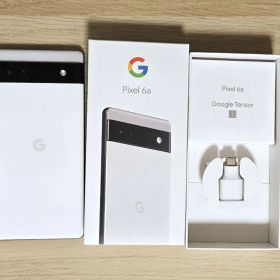 【Google Pixel 6a本体】箱＋一部付属品付き チョーク SIMフリー