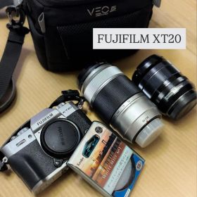 FUJIFILMカメラXT20／望遠／レンズ2本18-55mm／50-230mm