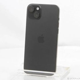 〔中古品〕 iPhone15 Plus 128GB ブラック MU083J／A SIMフリー【262】