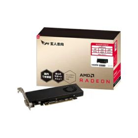 【中古】 玄人志向 グラフィックボード AMD Radeon RX550 GDDR5 4GB 搭載モデル 【品】 RD-RX550-E4GB/LP 黒