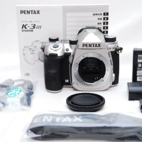 ★ペンタックス K-3 Mark III ボディ シルバー ショット数 １０００6回 PENTAX ★