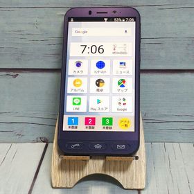 Softbank SHARP シンプルスマホ4 704SH ネイビー 038