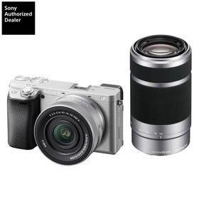 [新品]SONY ソニー α6400 ダブルズームレンズキット シルバー（ILCE-6400X S）(キャンペーン対象商品)