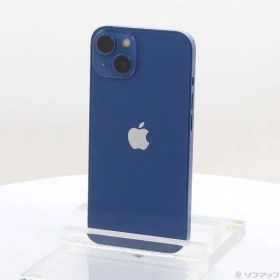 〔中古品〕 iPhone13 256GB ブルー MLNM3J／A SIMフリー【196】