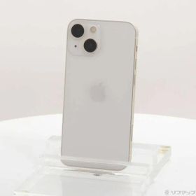 〔中古品〕 iPhone13 mini 128GB スターライト MLJE3J／A SIMフリー 〔ネットワーク利用制限▲〕【352】