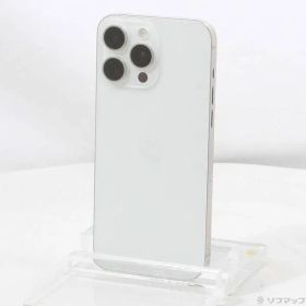 〔中古品〕 iPhone15 Pro Max 256GB ホワイトチタニウム MU6Q3J／A SIMフリー【269】