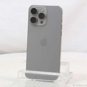 〔中古品〕 iPhone15 Pro Max 256GB ナチュラルチタニウム MU6R3J／A SIMフリー【371】