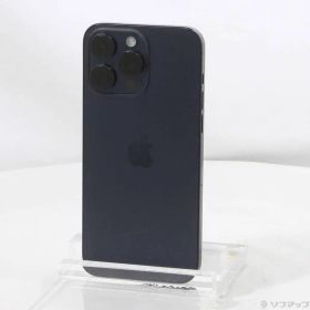 〔中古品〕 iPhone15 Pro Max 256GB ブルーチタニウム MU6T3J／A SIMフリー【297】