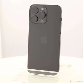 〔中古品〕 iPhone15 Pro Max 512GB ブラックチタニウム MU6U3J／A SIMフリー【262】