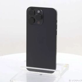 〔中古品〕 iPhone15 Pro Max 256GB ブラックチタニウム MU6P3J／A SIMフリー【196】
