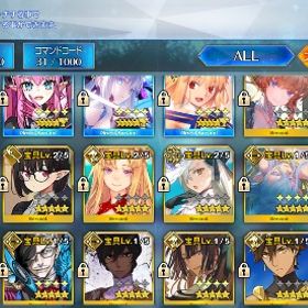 引退 激安！ 星5 34体 宝具5 4体 宝具3 2体 | FGOのアカウントデータ、RMTの販売・買取一覧