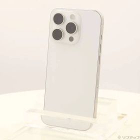 〔中古品〕 iPhone15 Pro 512GB ホワイトチタニウム MTUJ3J／A SIMフリー【344】