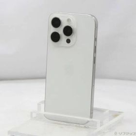 〔中古品〕 iPhone15 Pro 512GB ホワイトチタニウム MTUJ3J／A SIMフリー【348】