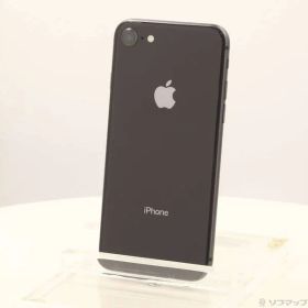 〔中古品〕 iPhone8 64GB スペースグレイ MQ782J／A SIMフリー【262】