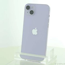 〔中古品〕 iPhone14 Plus 128GB パープル MQ4E3J／A SIMフリー【196】