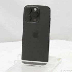 〔中古品〕 iPhone16 Pro 128GB ブラックチタニウム MYMV3J／A SIMフリー【269】