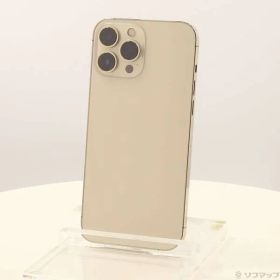 〔中古品〕 iPhone13 Pro Max 256GB ゴールド MLJA3J／A SIMフリー【348】