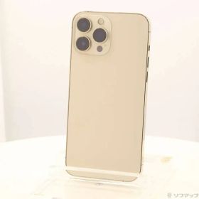 〔中古品〕 iPhone13 Pro Max 256GB ゴールド MLJA3J／A SIMフリー【377】
