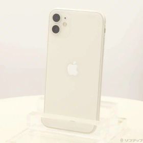 【中古】Apple(アップル) iPhone11 64GB ホワイト NWLU2J／A SIMフリー 【247-ud】