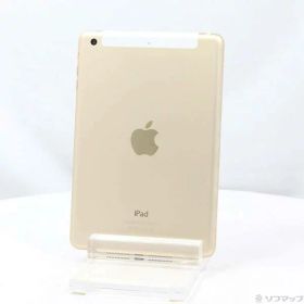 【中古】Apple(アップル) iPad mini 3 128GB ゴールド MGYU2J／A docomo 【258-ud】