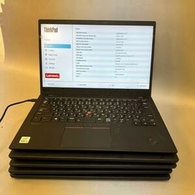 JXJK5664 Lenovo ThinkPad X1 Carbon GEN7 /Core i5-10210U 1.70GHz/ メモリ:8GB / SSD：256/カメラ /BIOS確認/5台セット