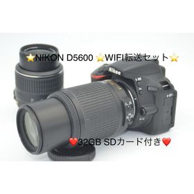 ニコン(Nikon)のNIKON D5600Wズームキット(デジタル一眼)