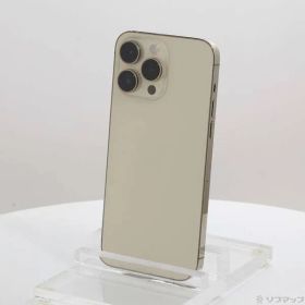 〔中古品〕 iPhone14 Pro Max 256GB ゴールド MQ9D3J／A SIMフリー【305】