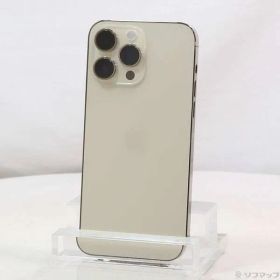 〔中古品〕 iPhone14 Pro Max 256GB ゴールド MQ9D3J／A SIMフリー【196】