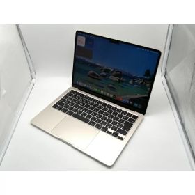【中古】Apple MacBook Air 13インチ (M4,2025) M4(CPU:10C/GPU:8C) 16GB/256GB スターライト MW0Y3J/A【博多】保証期間1ヶ月【ランクA】