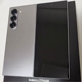ギャラクシー(Galaxy)のSAMSUNG GALAXY Z FOLD6 256GB シルバー 国内版 au(スマートフォン本体)