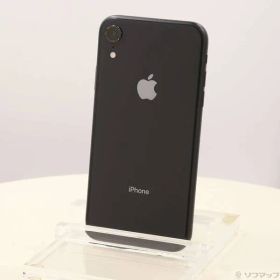 〔中古品〕 iPhoneXR 64GB ブラック MT002J／A SIMフリー【262】