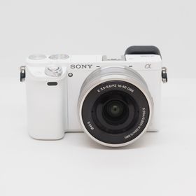 ソニー(SONY)の【中古】(ソニー) SONY ILCE-6000L W パワーズームレンズキツト(コンパクトデジタルカメラ)