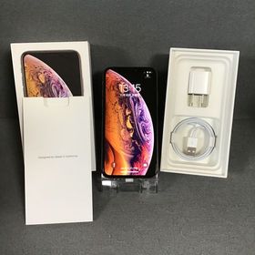 超美品 国内版 SIMフリー iPhoneXs 64GB ゴールド色