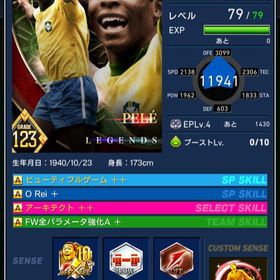 総合力23.5万 ペレ PB500金スパ | eFootball ウイコレのアカウントデータ、RMTの販売・買取一覧